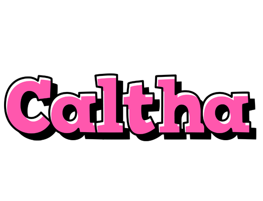 Caltha girlish logo