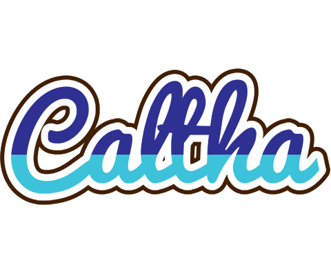 Caltha raining logo