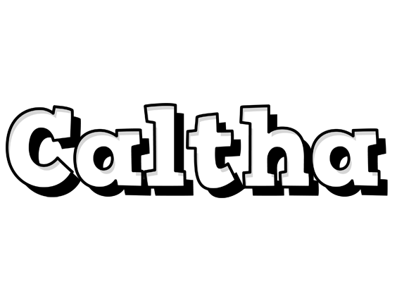 Caltha snowing logo