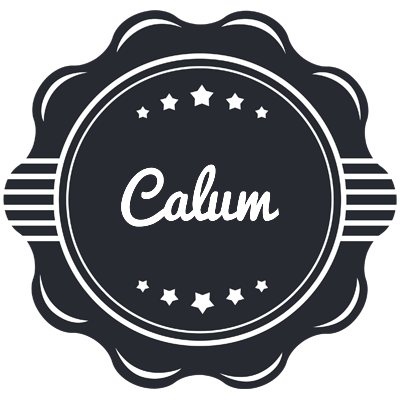 Calum badge logo