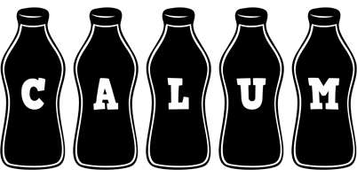 Calum bottle logo