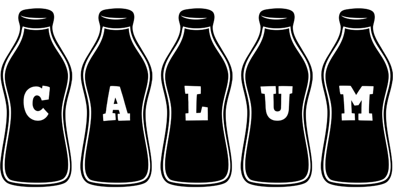 Calum bottle logo