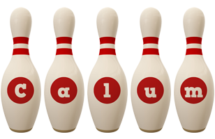 Calum bowling-pin logo