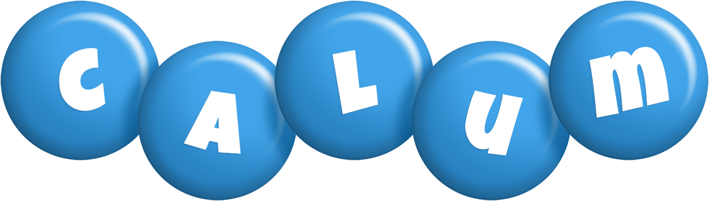 Calum candy-blue logo