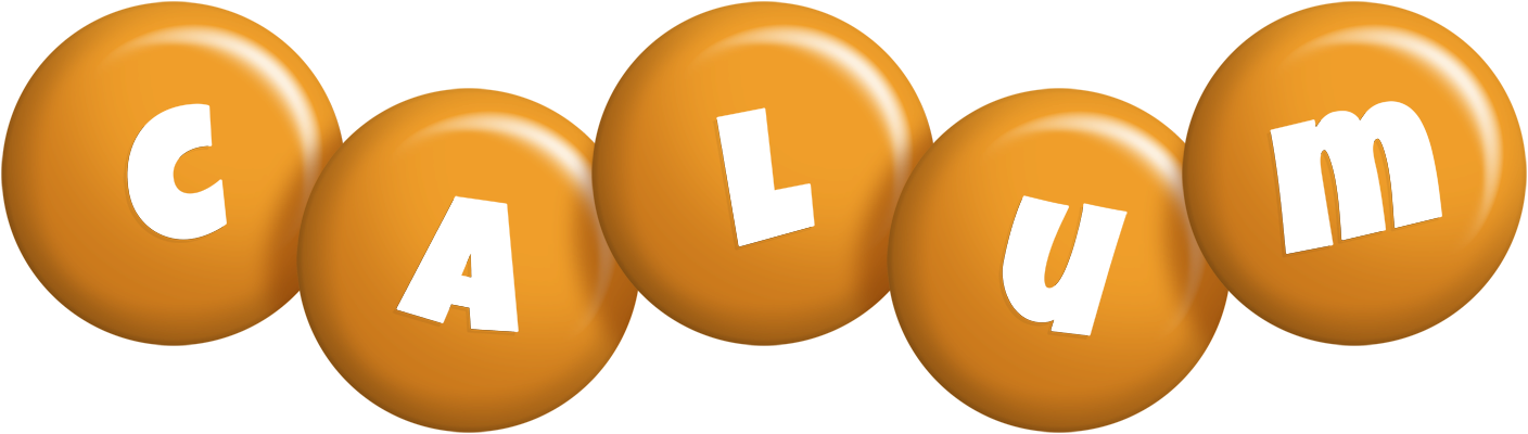 Calum candy-orange logo