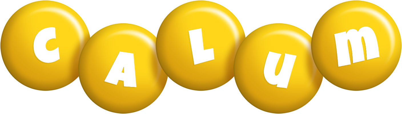 Calum candy-yellow logo