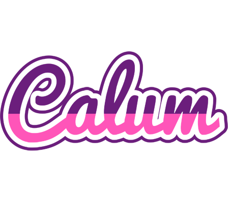 Calum cheerful logo