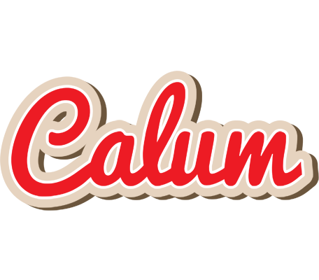 Calum chocolate logo