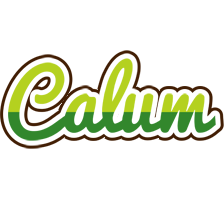 Calum golfing logo