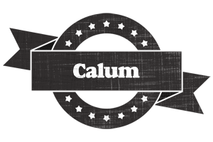 Calum grunge logo