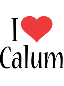 Calum i-love logo