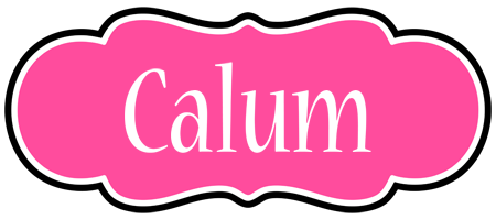 Calum invitation logo