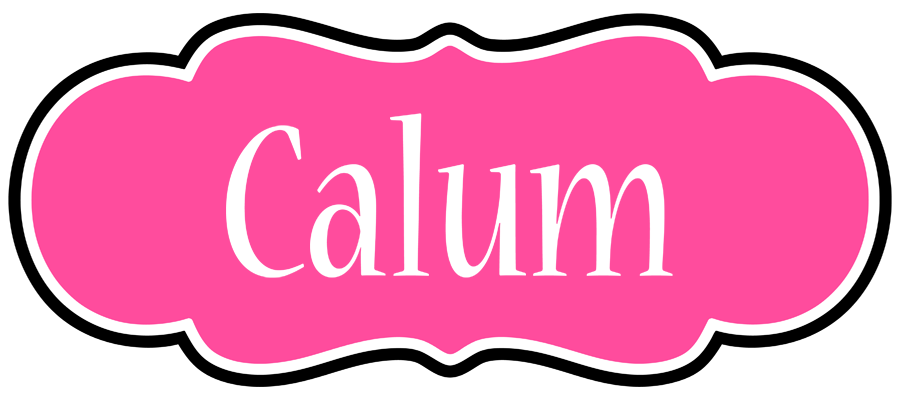Calum invitation logo
