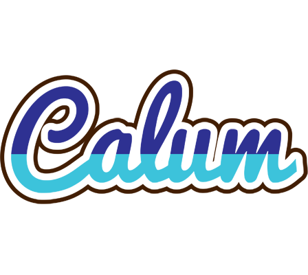 Calum raining logo