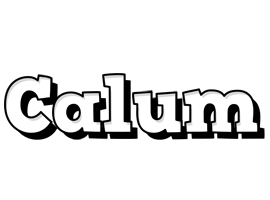 Calum snowing logo