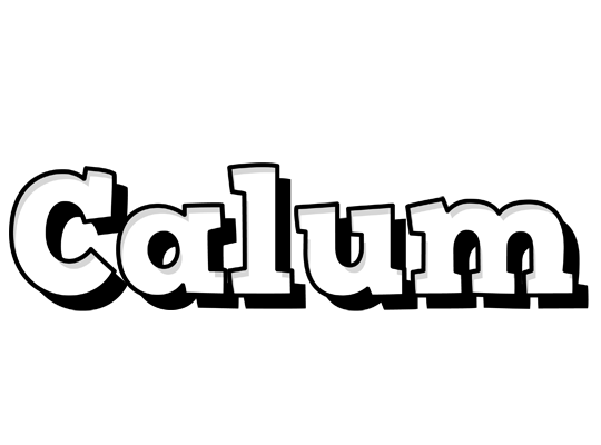 Calum snowing logo