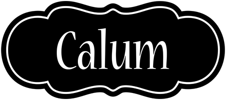 Calum welcome logo