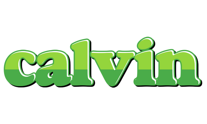 Calvin apple logo