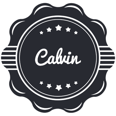 Calvin badge logo
