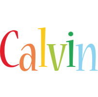 Calvin birthday logo
