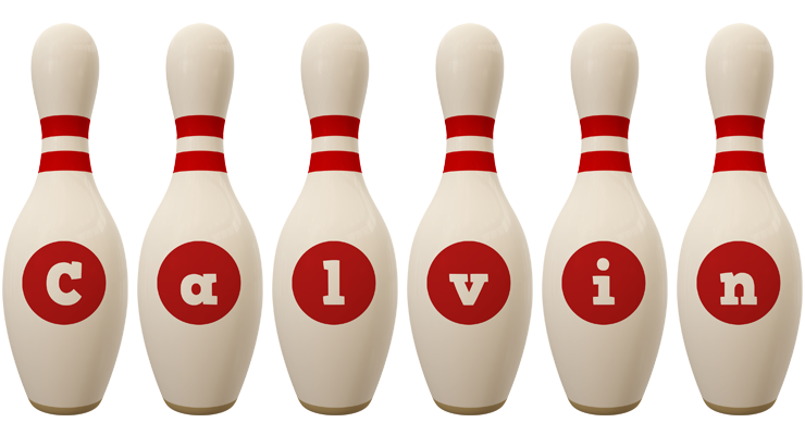 Calvin bowling-pin logo