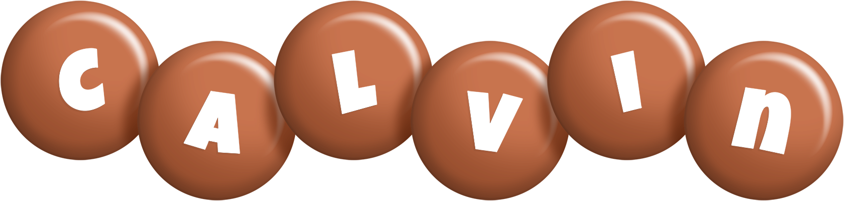 Calvin candy-brown logo