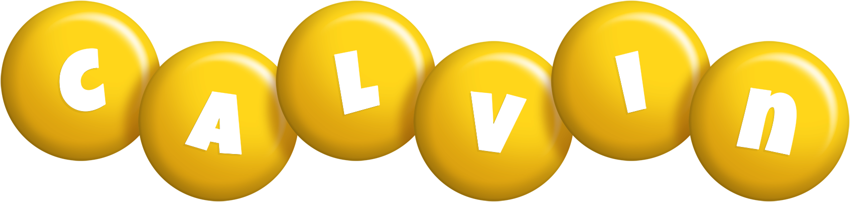 Calvin candy-yellow logo