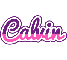 Calvin cheerful logo