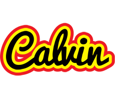 Calvin flaming logo