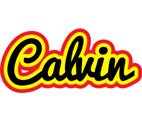 Calvin flaming logo