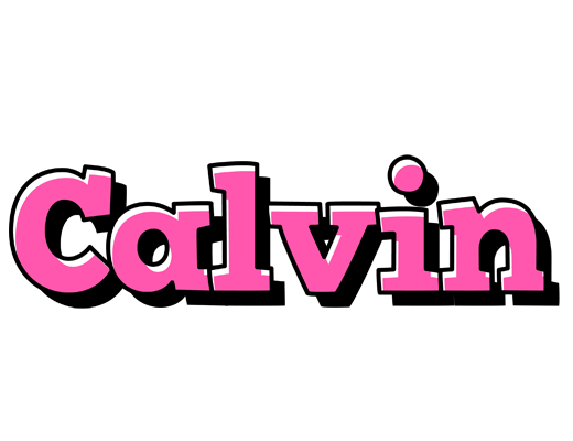 Calvin girlish logo