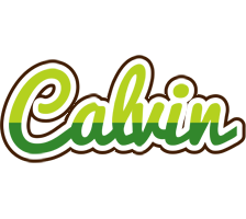 Calvin golfing logo