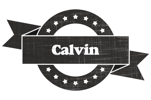 Calvin grunge logo