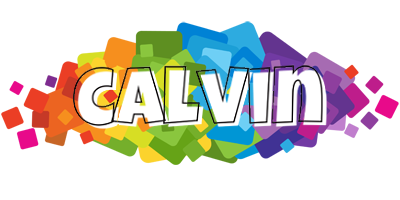 Calvin pixels logo