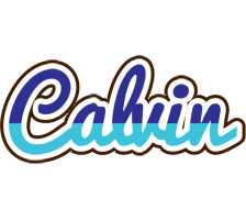 Calvin raining logo