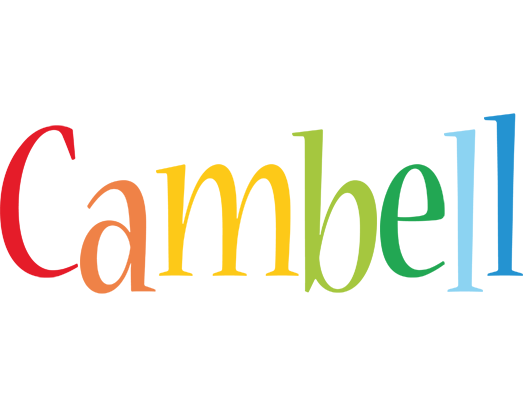 Cambell birthday logo