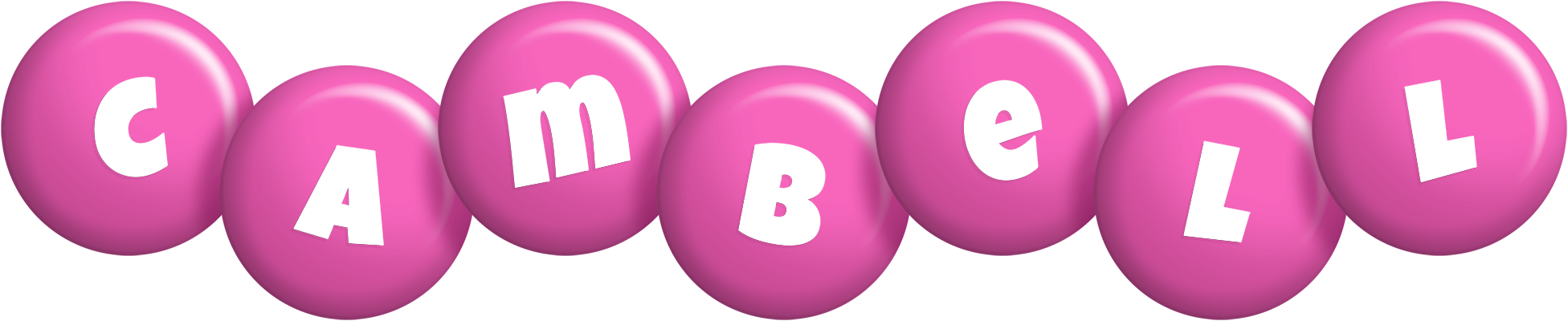 Cambell candy-pink logo