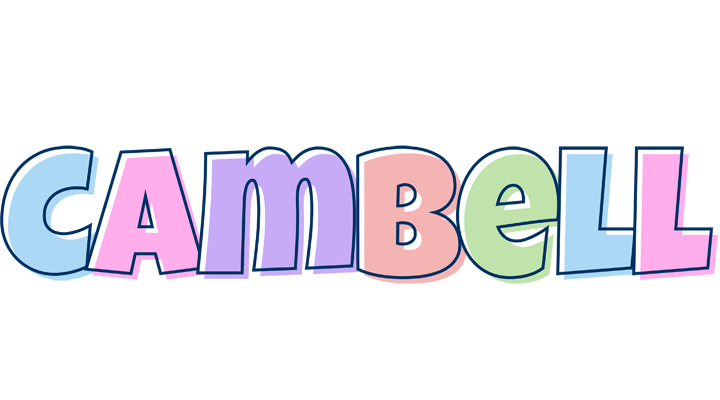 Cambell pastel logo