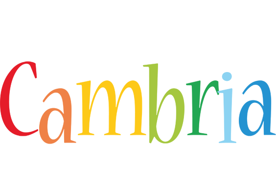 Cambria birthday logo