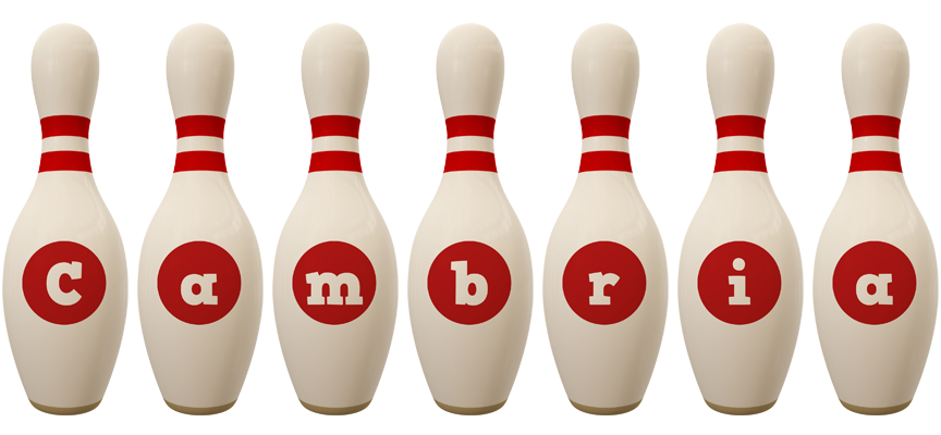 Cambria bowling-pin logo