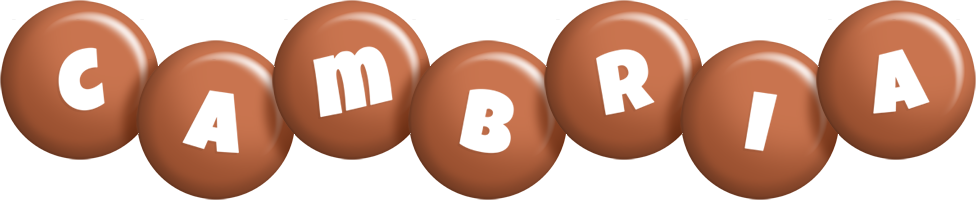 Cambria candy-brown logo
