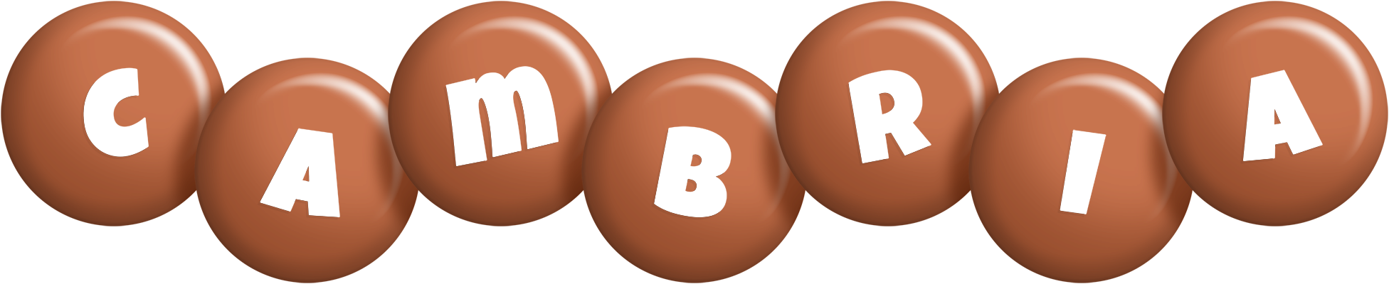 Cambria candy-brown logo
