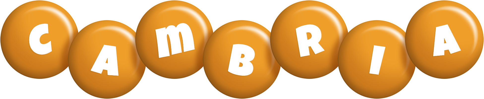 Cambria candy-orange logo