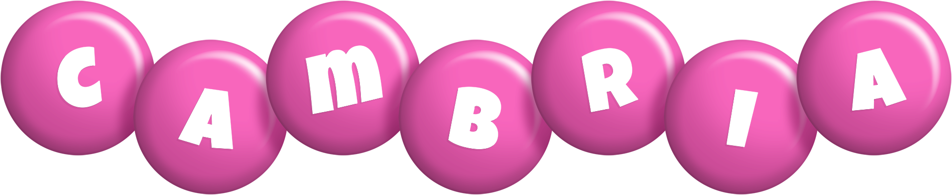 Cambria candy-pink logo
