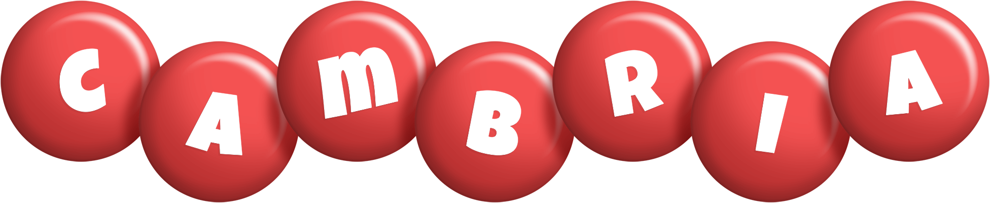 Cambria candy-red logo