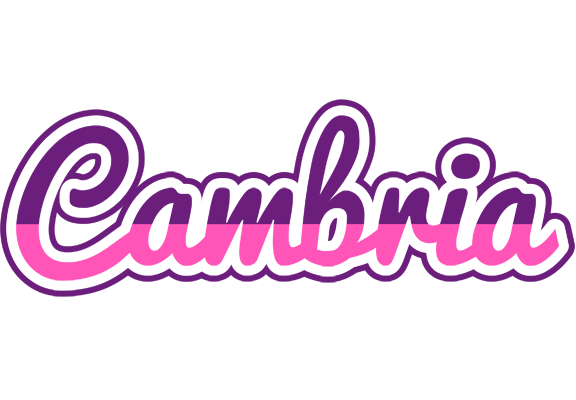 Cambria cheerful logo