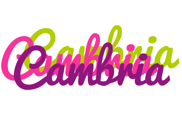Cambria flowers logo