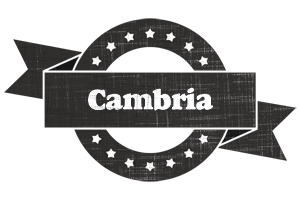 Cambria grunge logo