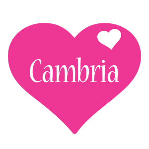 Cambria love-heart logo