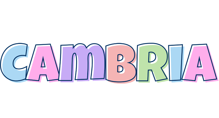 Cambria pastel logo